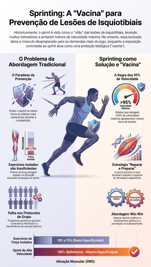 Sprinting como vacina para os isquitibiais