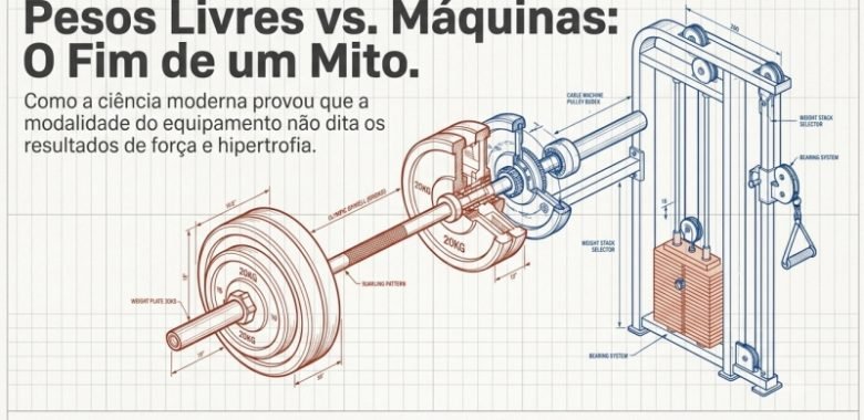 Pesos Livres vs. Máquinas: Eficácia no Ganho de Força e Hipertrofia
